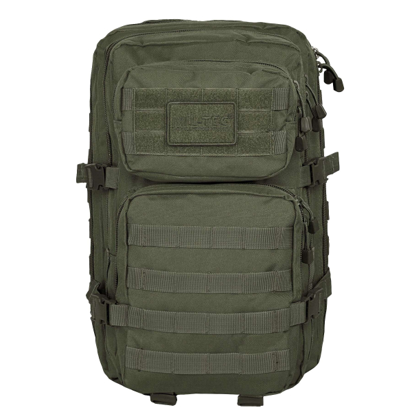 Рюкзак тактичний великий MIL-TEC US Assault Large 36L Olive - фото №2