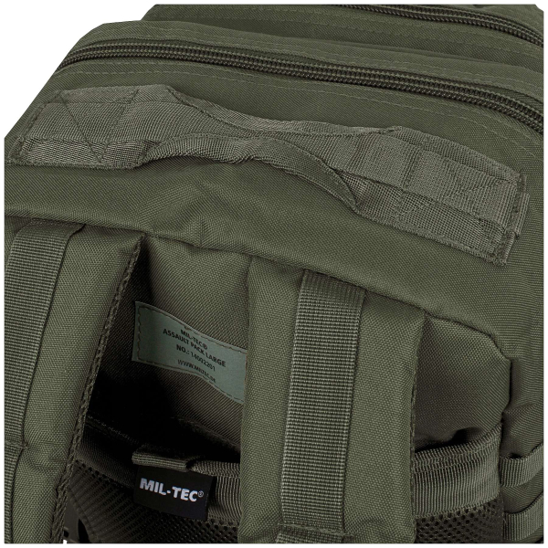 Рюкзак тактичний великий MIL-TEC US Assault Large 36L Olive - фото №7