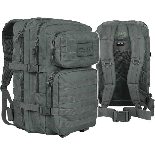 Рюкзак тактичний великий MIL-TEC US Assault Large 36L Urban Grey - фото