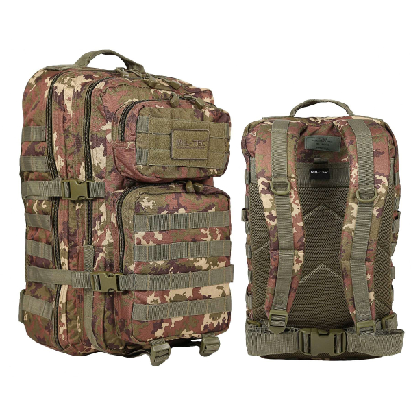 Рюкзак Mil-Tec Assault Pack Large 36 л - Tropical Camo - фото №11
