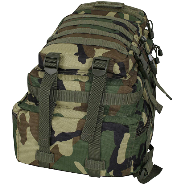 Рюкзак тактичний великий MIL-TEC US Assault Large 36L Woodland - фото №9
