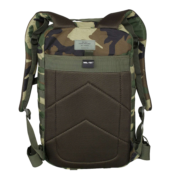 Рюкзак тактичний великий MIL-TEC US Assault Large 36L Woodland - фото №5