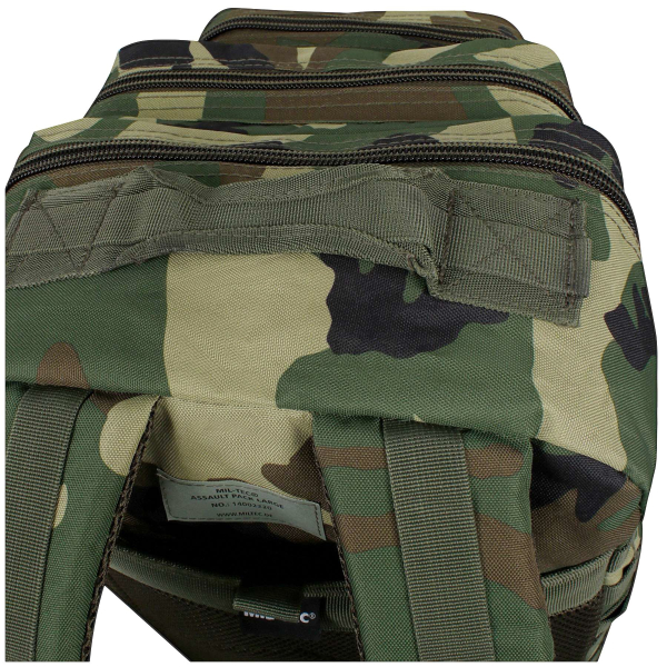 Рюкзак тактичний великий MIL-TEC US Assault Large 36L Woodland - фото №7