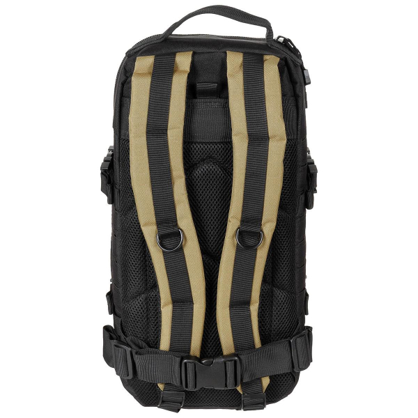 Рюкзак Туристичний 20л лазер Backpack, "Assault-Travel", Laser, black-coyote tan Темний койот - фото №2
