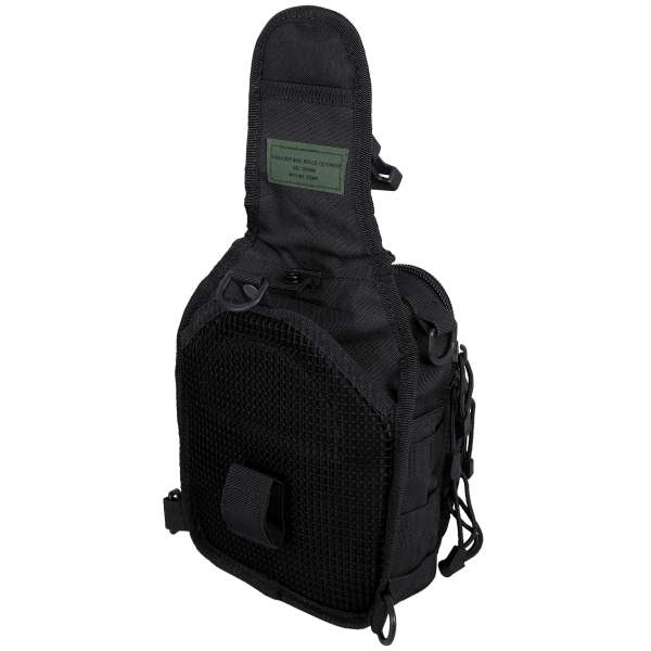 Рюкзак однолямочний MFH Shoulder Bag Black - фото №8