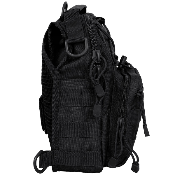 Рюкзак однолямочний MFH Shoulder Bag Black - фото №5