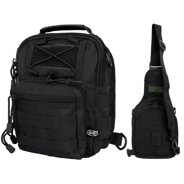 Рюкзак однолямочний MFH Shoulder Bag Black - фото
