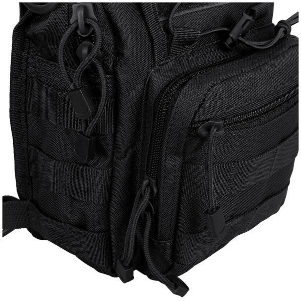 Рюкзак однолямочний MFH Shoulder Bag Black - фото №13