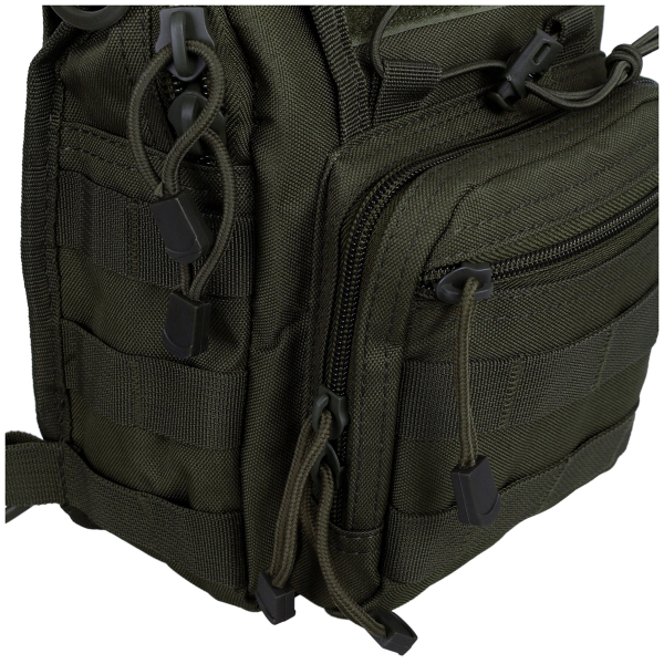 Рюкзак однолямочний MFH Shoulder Bag Olive - фото №13