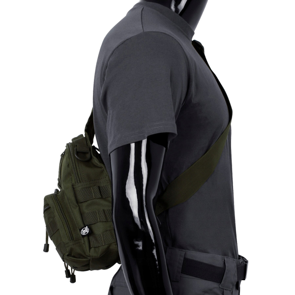 Рюкзак однолямочний MFH Shoulder Bag Olive - фото №15