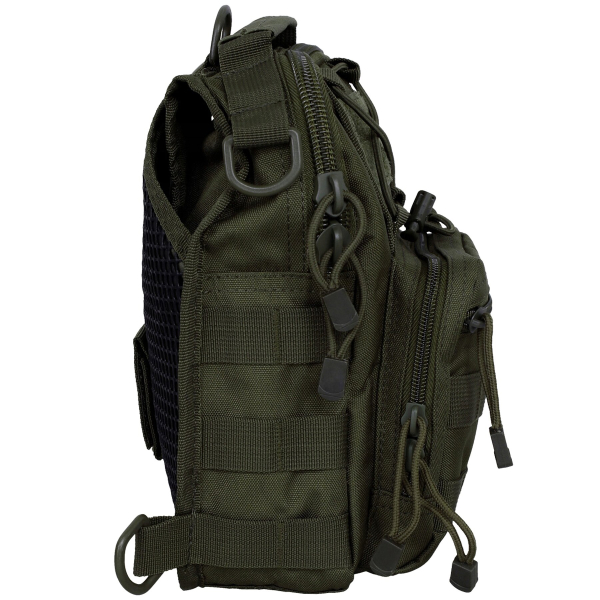Рюкзак однолямочний MFH Shoulder Bag Olive - фото №5