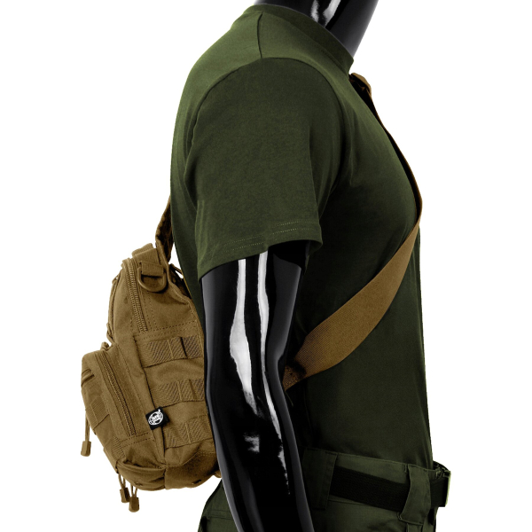 Рюкзак однолямочний MFH Shoulder Bag Coyote Tan - фото №15