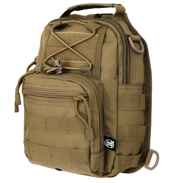 Рюкзак однолямочний MFH Shoulder Bag Coyote Tan - фото №4