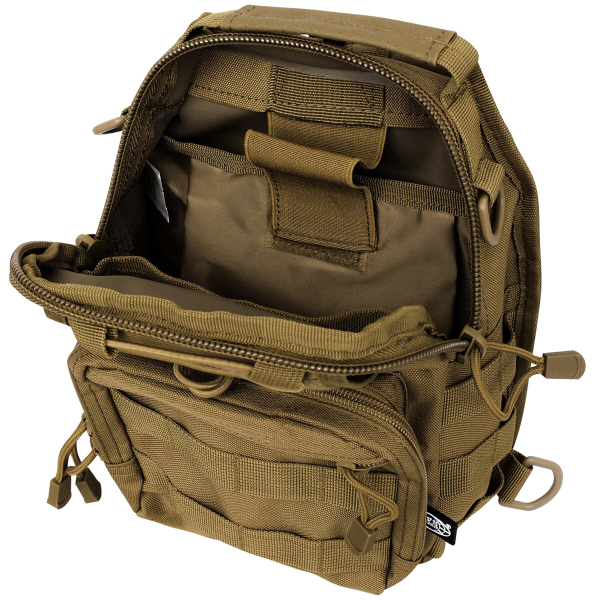 Рюкзак однолямочний MFH Shoulder Bag Coyote Tan - фото №10