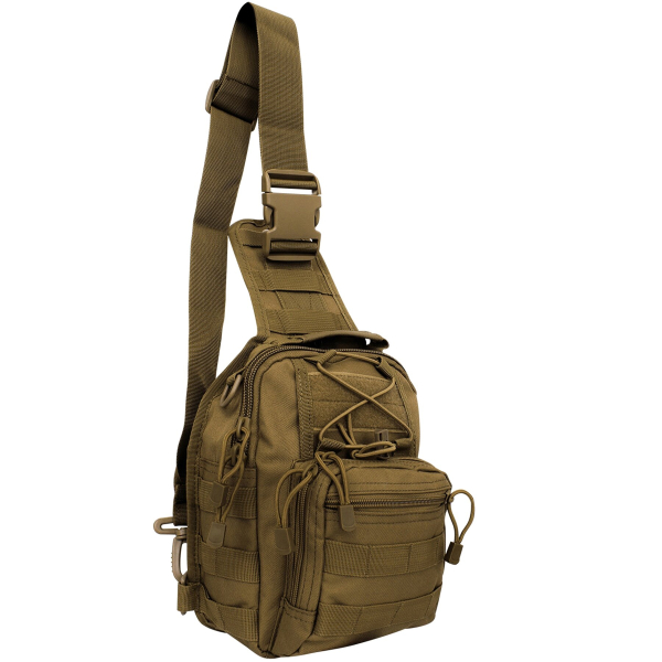 Рюкзак однолямочний MFH Shoulder Bag Coyote Tan - фото №6