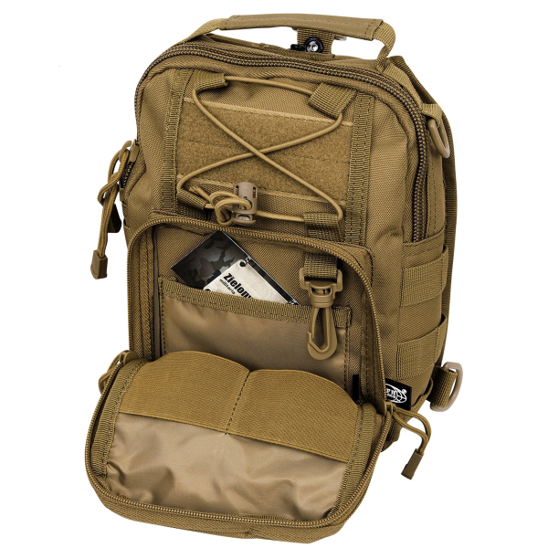 Рюкзак однолямочний MFH Shoulder Bag Coyote Tan - фото №11
