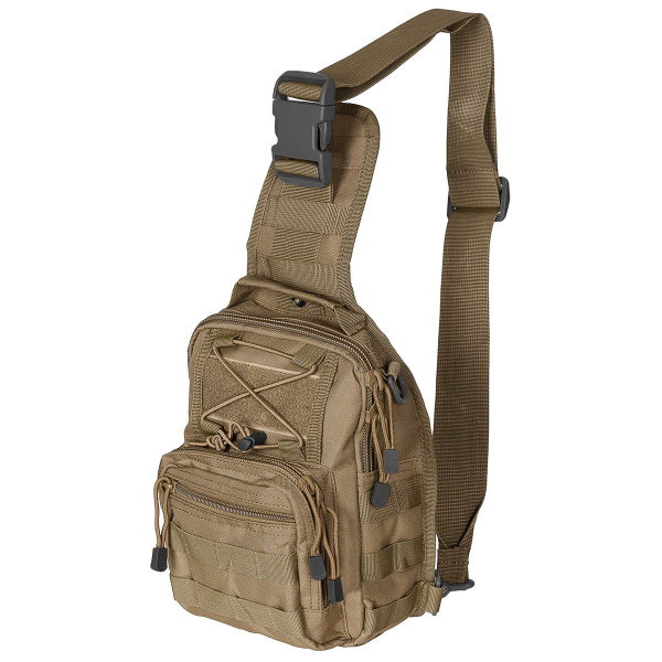 Сумка однолямкова MOLLE 7л Койот - фото
