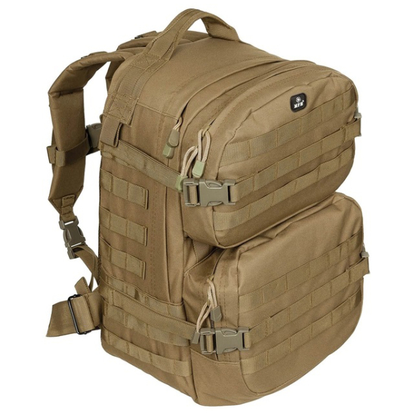 Рюкзак тактичний MFH «Assault II» 40L Woodland - фото №5