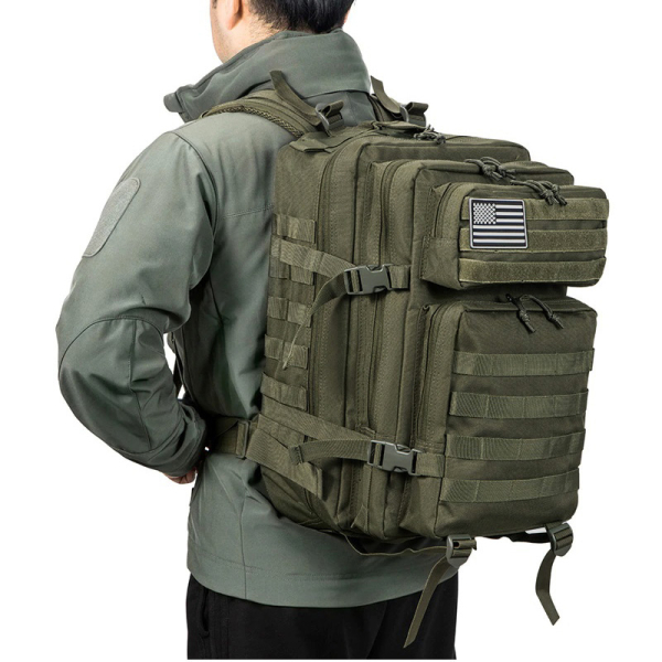 Рюкзак тактичний MOLLE 45L Olive - фото №6