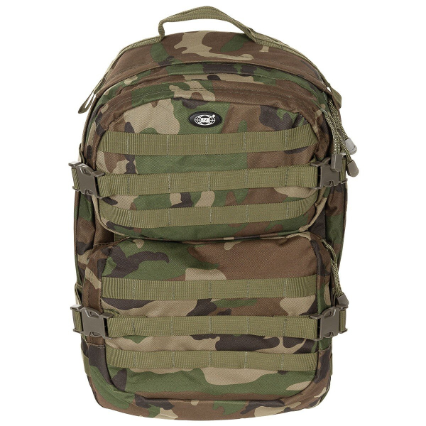 Рюкзак тактичний MFH «Assault II» 40L Woodland - фото №8