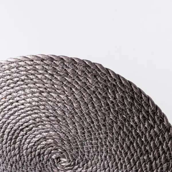 Серветка сервірувальна на стіл Ø37 (см) кругла під тарілки і столові прибори Сірий HP-35-3G - фото №2