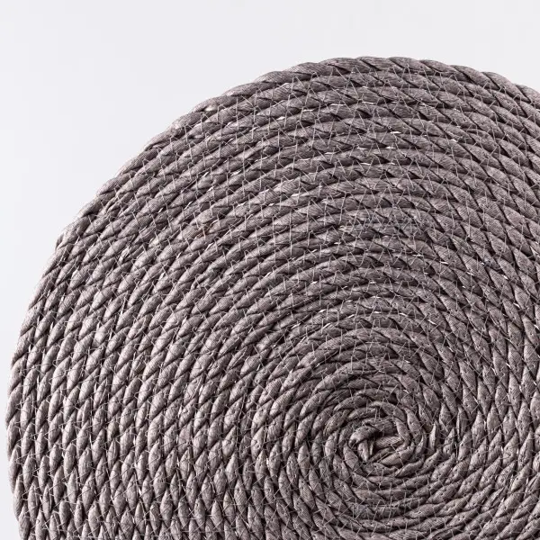 Серветка сервірувальна на стіл Ø37 (см) кругла під тарілки і столові прибори Сірий HP-35-3G - фото №3