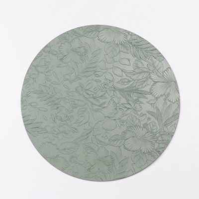 Серветка сервірувальна на стіл кругла Ø38 (см) Зелена HP-35-8GR - фото