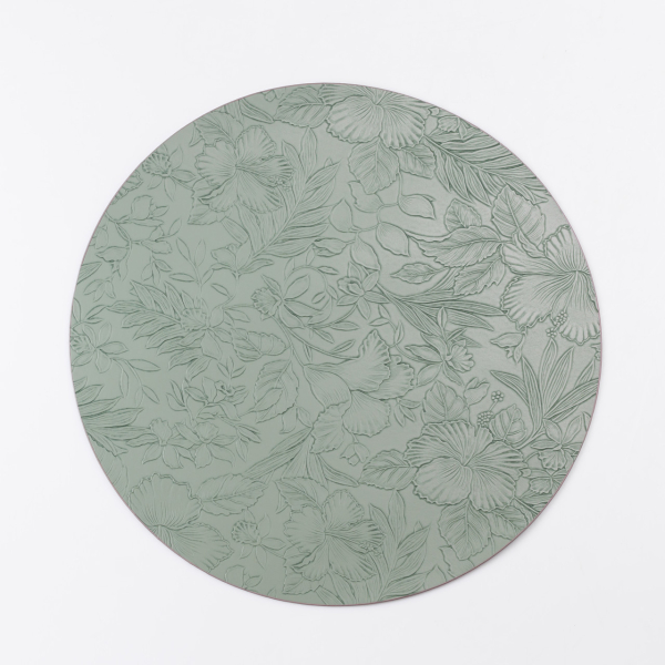 Серветка сервірувальна на стіл кругла Ø38 (см) Зелена HP-35-8GR - фото