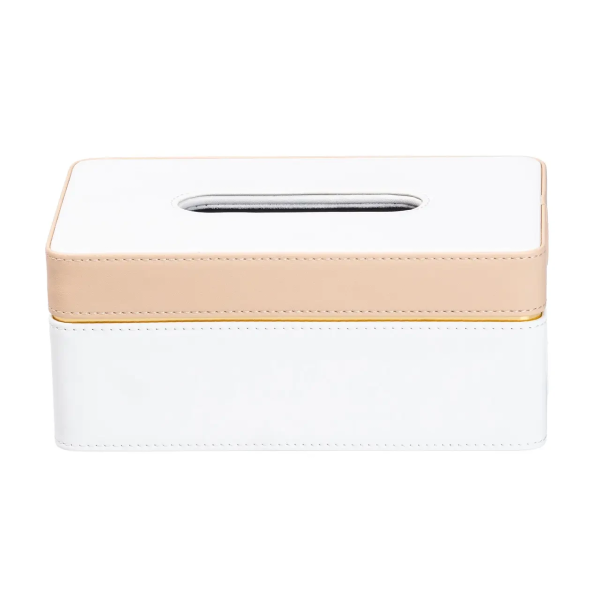 Серветниця з еко шкіри 21.5х14х9 см органайзер для серветок на стіл HP-3-209 - фото №4