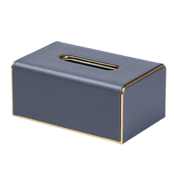 Серветка на стіл з еко-шкіри 21 х 13.5 х 9.5 см Сірий HP9801G