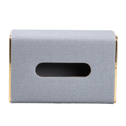 Серветниця горизонтальна 21х13х9 см для серветок на стіл Сірий HP-3-118G