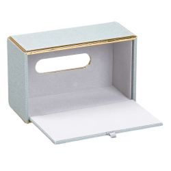 Серветниця горизонтальна 21х13х9 см для серветок на стіл М'ятна HP-3-118M
