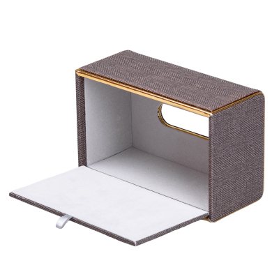 Серветниця горизонтальна 21х13х9 см для серветок на стіл Коричневий HP-3-118BR - фото