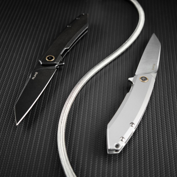 Ніж складаний туристичний Ruike P831S-SB, (8.5 см) 14C28N / 3cr14n чорний - фото №36