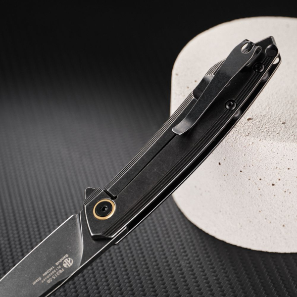 Ніж складаний туристичний Ruike P831S-SB, (8.5 см) 14C28N / 3cr14n чорний - фото №17