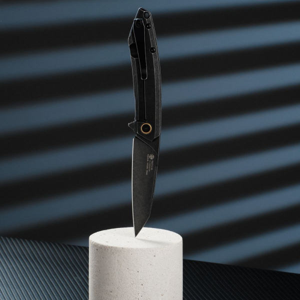 Ніж складаний туристичний Ruike P831S-SB, (8.5 см) 14C28N / 3cr14n чорний - фото №19