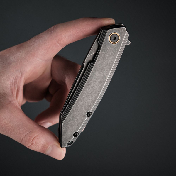 Ніж складаний туристичний Ruike P831S-SB, (8.5 см) 14C28N / 3cr14n чорний - фото №20