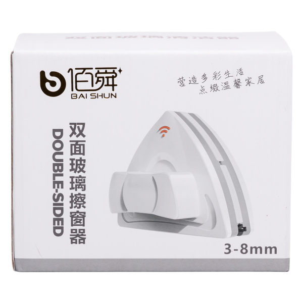 Магнітна щітка для миття вікон 3-8 мм двостороння з фіксацією та страхувальним шнуром HP-35015-24 - фото №6