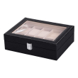 Скринька для прикрас з еко шкіри із дзеркалом органайзер для ювелірних виробів HP-5-6B - фото №2