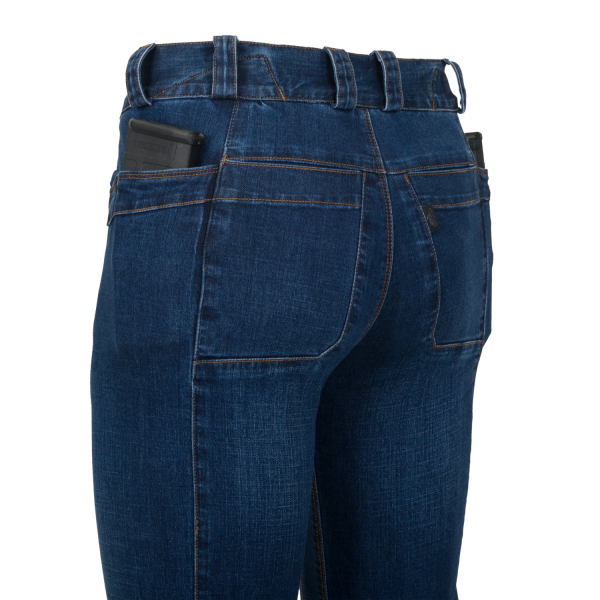 Штани Helikon CTP Denim Mid - Vintage Worn Blue, Navy Blue - фото №6
