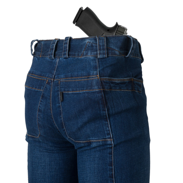 Штани Helikon CTP Denim Mid - Vintage Worn Blue, Navy Blue - фото №7