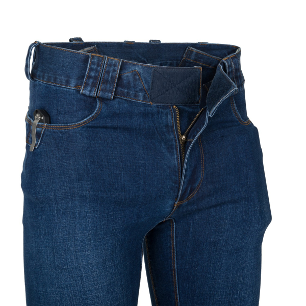 Штани Helikon CTP Denim Mid - Vintage Worn Blue, Navy Blue - фото №4