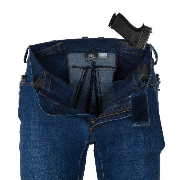 Штани Helikon CTP Denim Mid - Vintage Worn Blue, Navy Blue - фото №8