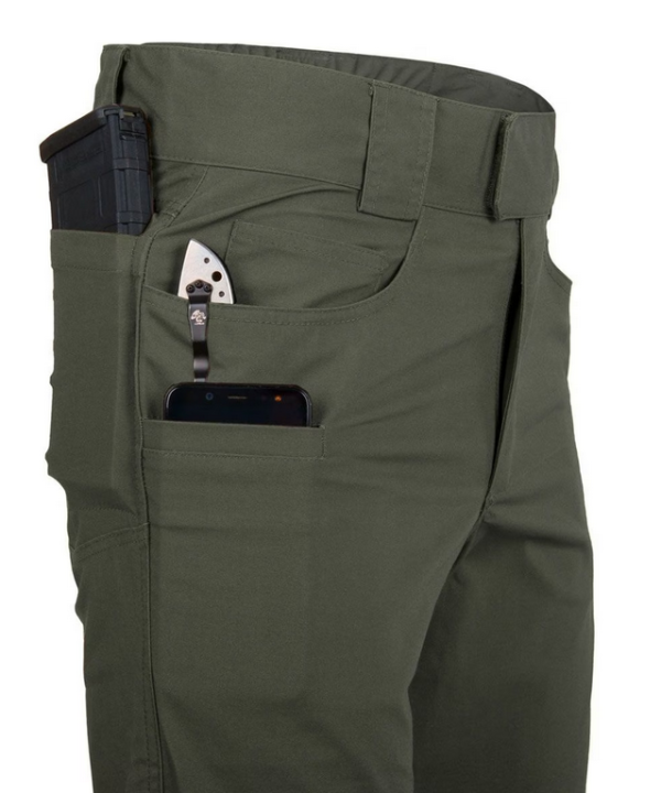 Штани Helikon Greyman Tactical DuraCanvas - Taiga Green, Taiga Green - фото №5