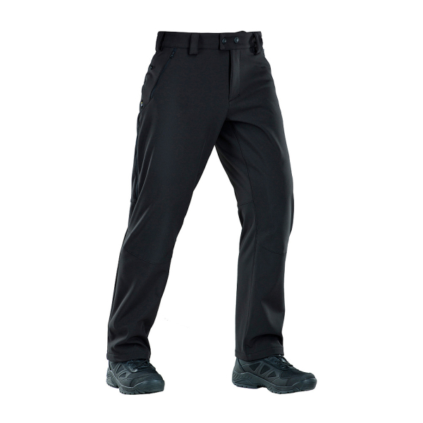 Штани M-Tac Soft Shell Winter Black, Black - фото №3