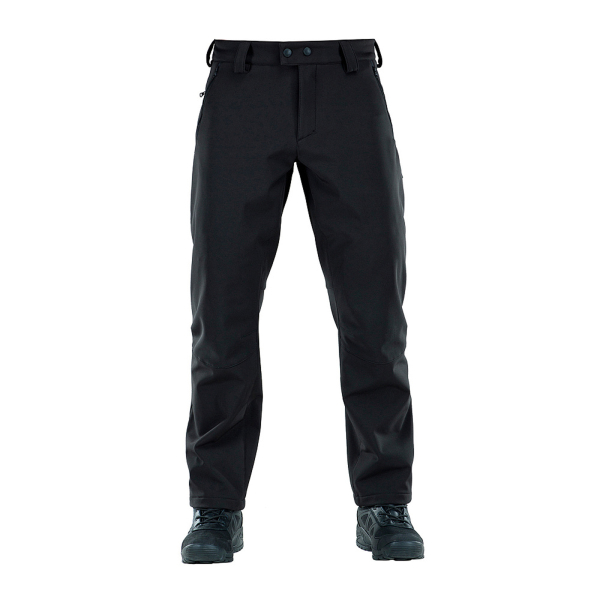 Штани M-Tac Soft Shell Winter Black, Black - фото №2