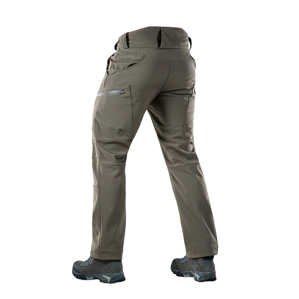 Штани M-Tac Soft Shell Winter Olive, Olive - фото №4