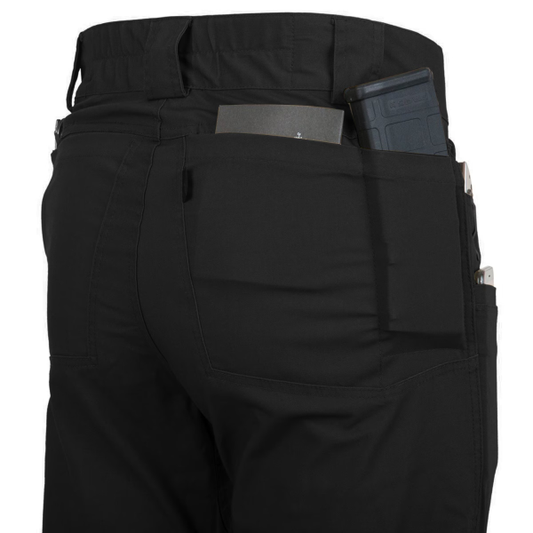 Штани Helikon Greyman Tactical DuraCanvas - Black, Black - фото №6