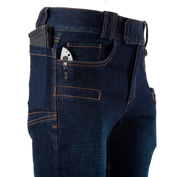 Штани Helikon Greyman Tactical Jeans Slim Denim Mid - Denim Blue, Navy Blue - фото №5