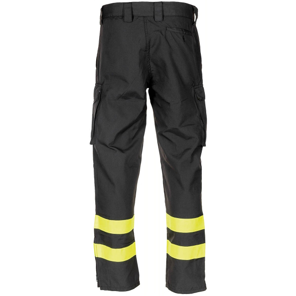 Штани з світло відбивальними стрічками IT Firefighter Pants, Чорні - фото №2